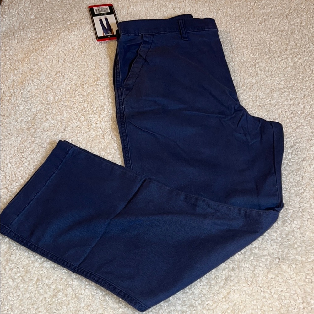 G.H. Bass & Co. Women’s Blue Cropped Ankle Pants SZ 8